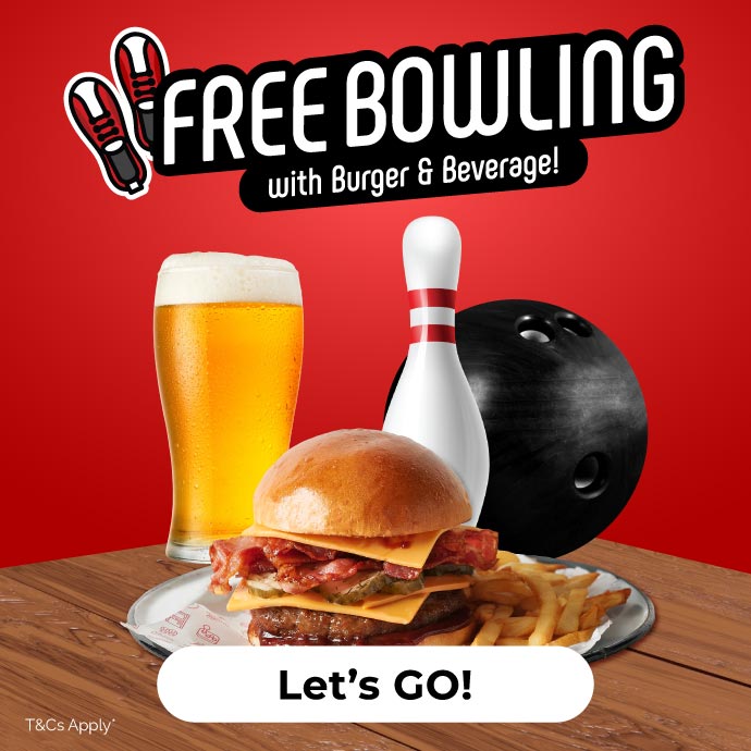 Free Bowling with Beer & Burger